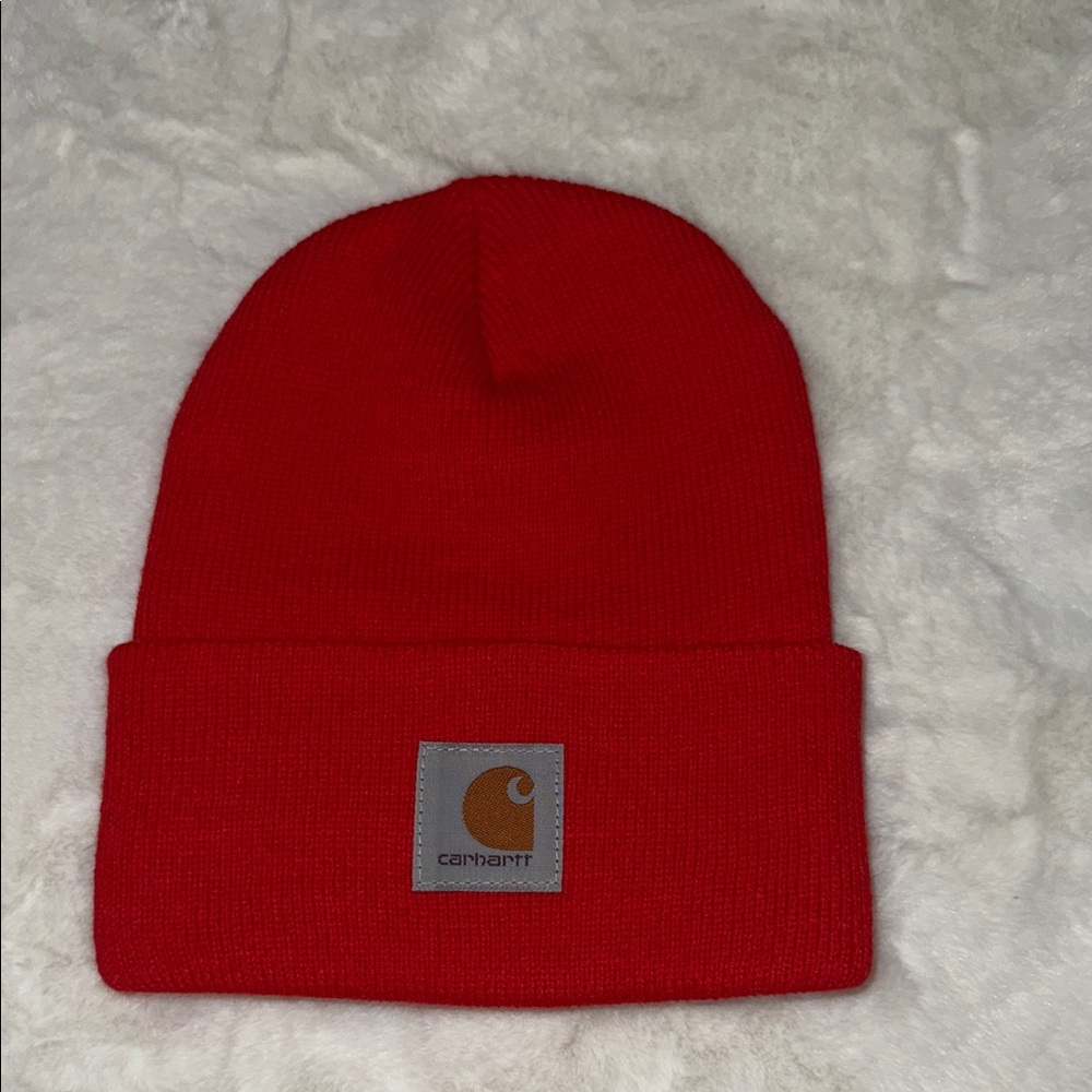 Carhartt Bold Red Knit Hat